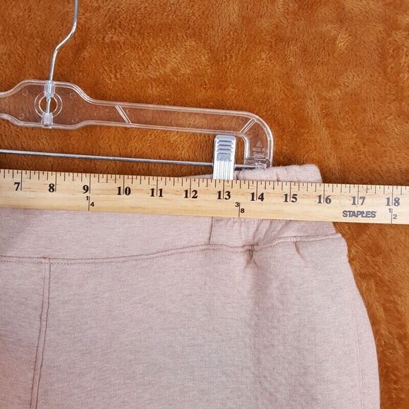 LUNYA Womens Pants Large Tan Pull On RESTORE DOUBLE FACED Lounge Jogger $198 - Picture 7 of 9